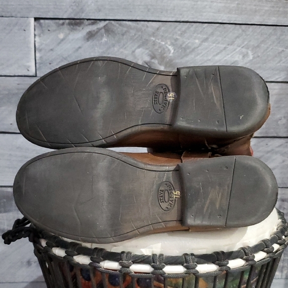 Steve Madden Brown Heeled Boots with Harness Detail - Picture 12 of 16